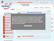 Tablet Screenshot of nrw.park-koerner.de